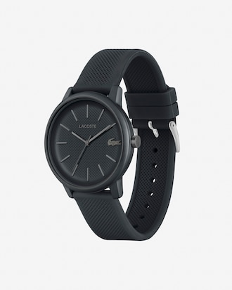 Lacoste.12.12 Move 3 Hands Watch Black Silicone