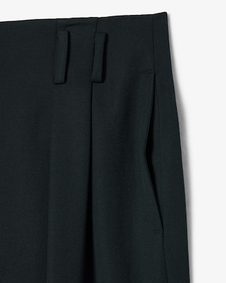 Runway Straight Fit Tailored Wool Pants
