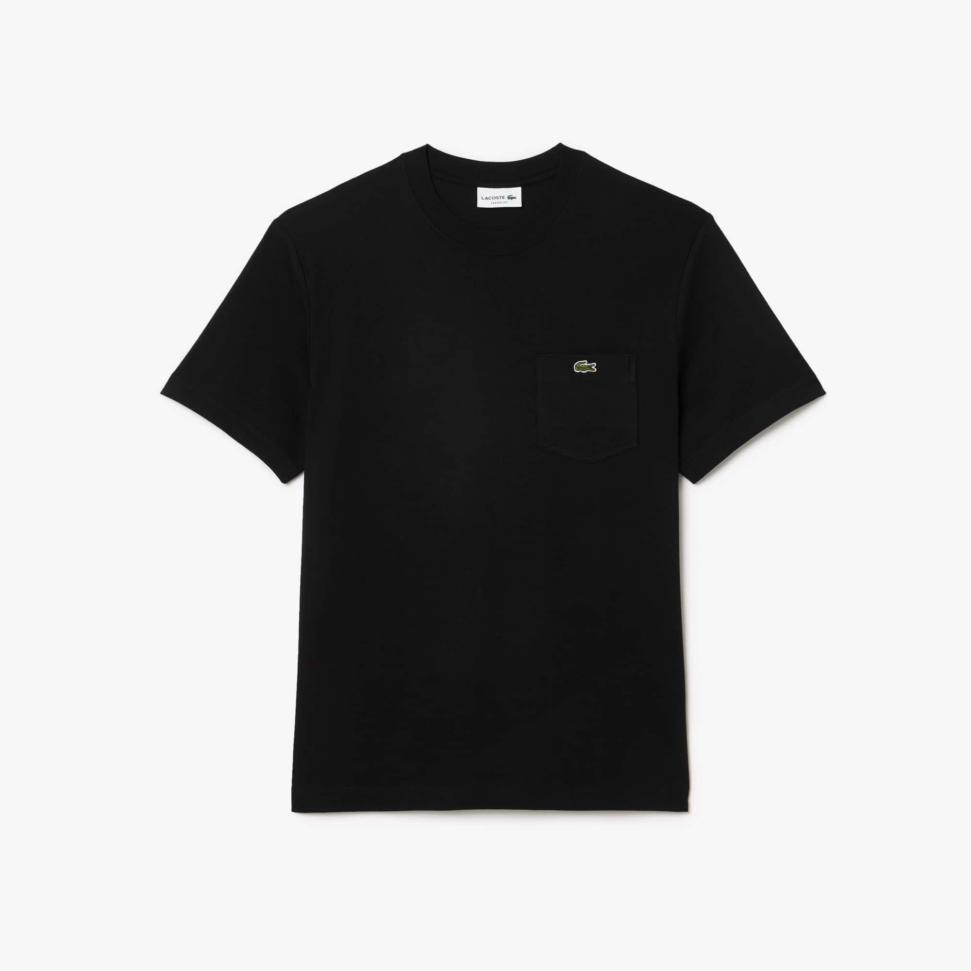 Lacoste| (Cotton T-shirt With Breast Pocket (TH2827-166 Cotton T-shirt with Breast Pocket - Men's t-shirts - New In