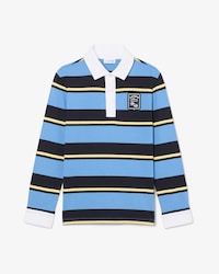 Striped Rugby Polo Shirt