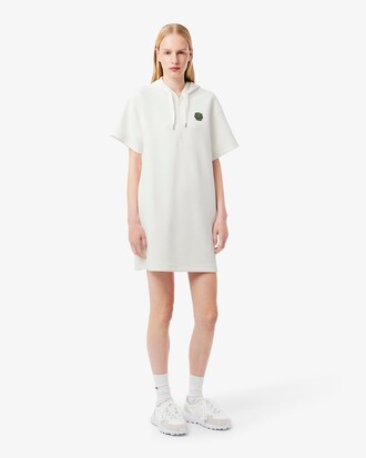 Hooded Piqu&eacute; Dress