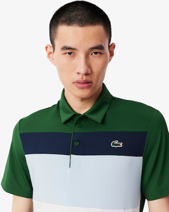 Regular Fit Colour-Block Golf Polo Shirt