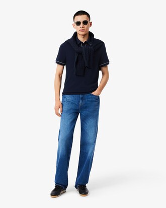 Regular Fit Paris Stretch Piqu&eacute; Polo Shirt