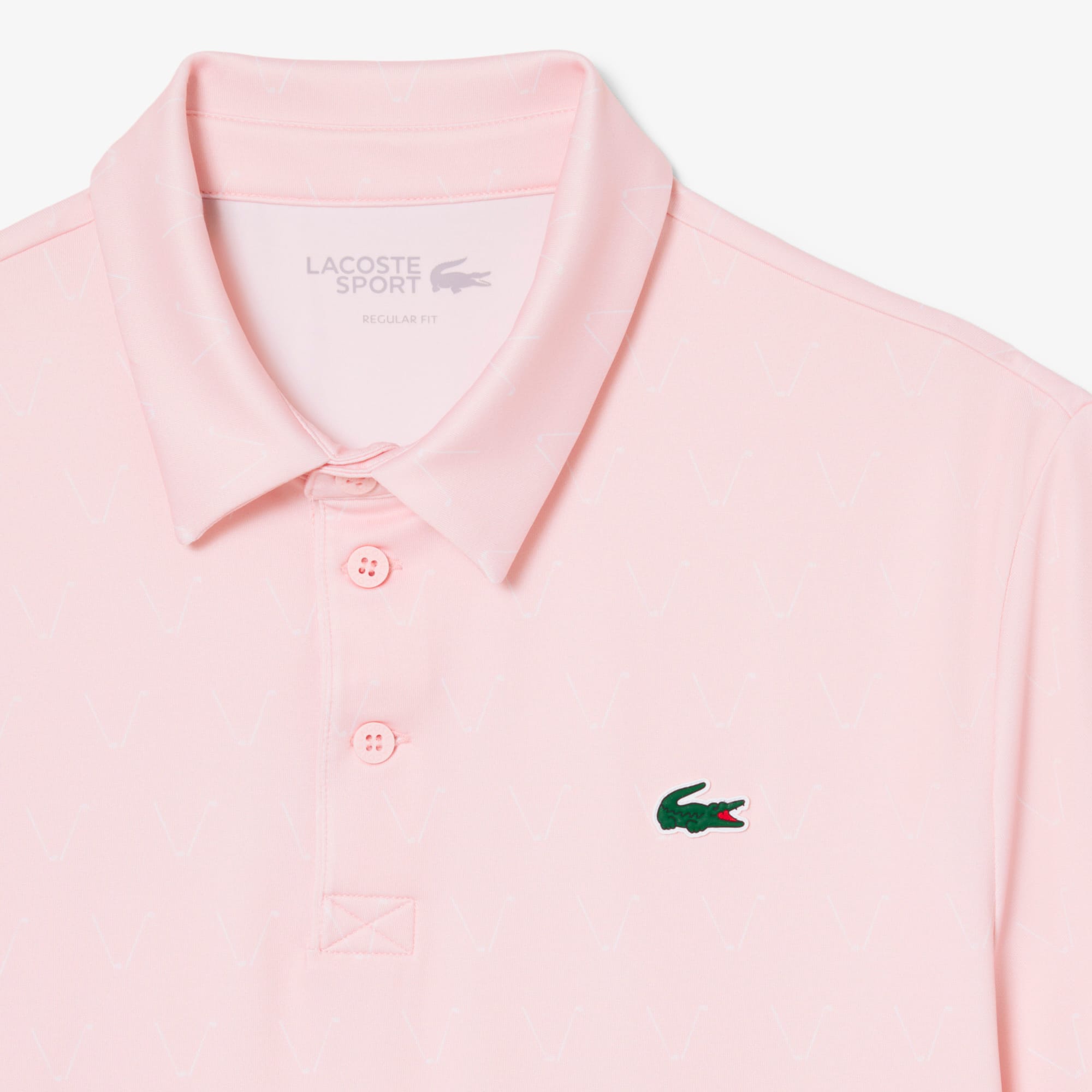 Regular Fit Printed Golf Polo Shirt - Men's Short Sleeves Polo