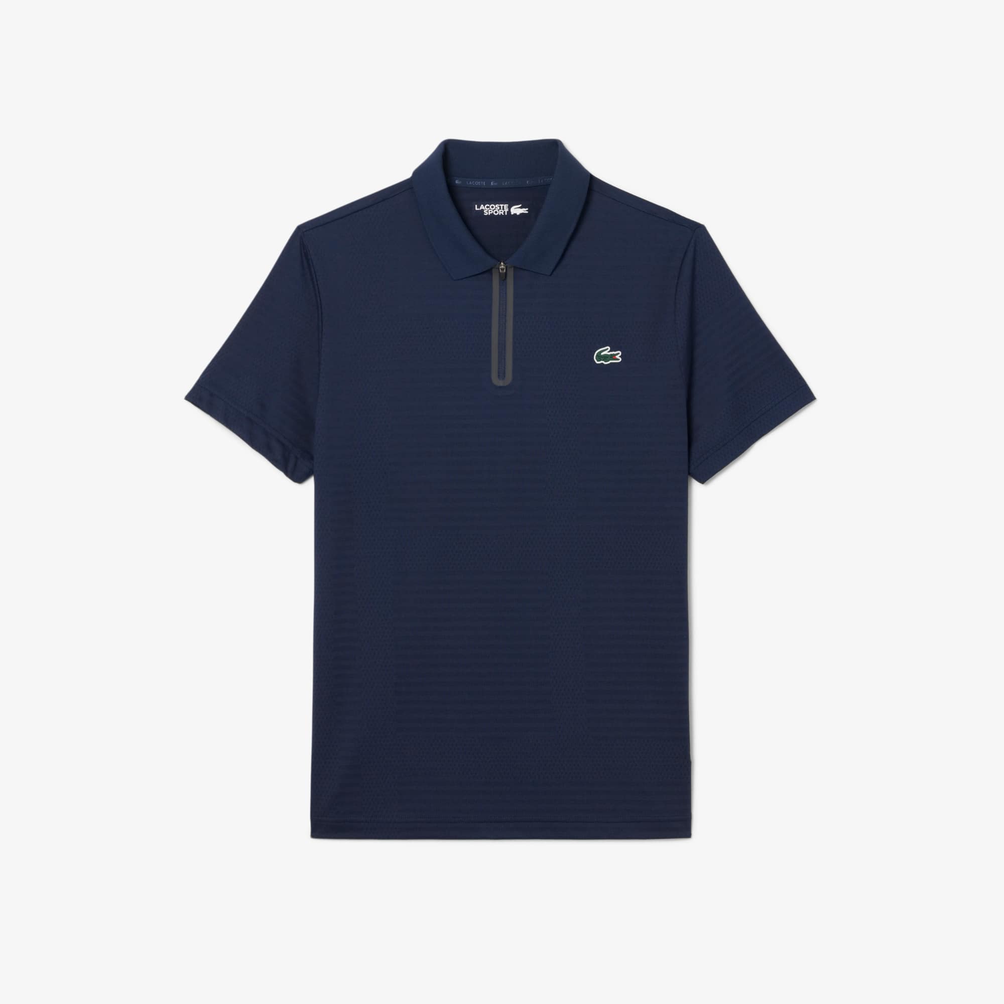 Ultra Dry Stretch Jacquard Tennis Polo Shirt - Men's Short Sleeves