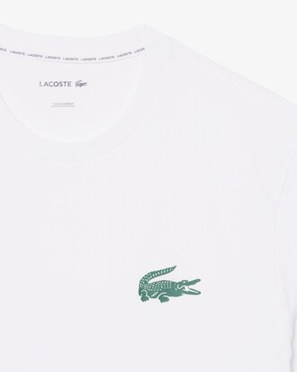 Crocodile Print Cotton Loungewear T-Shirt