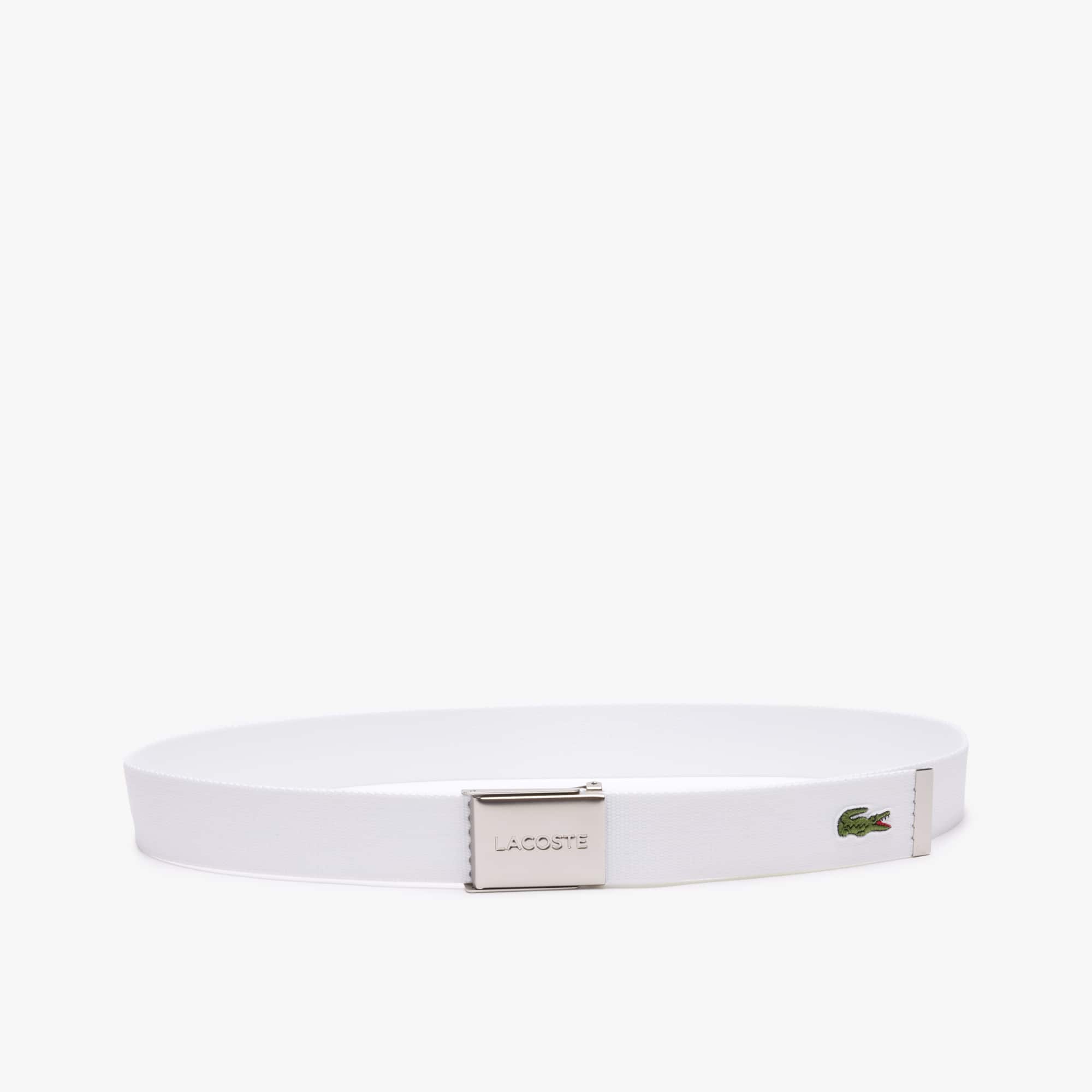 Lacoste White Leather Belt LACOSTE White Belts for Men for sale | eBay main image 4
