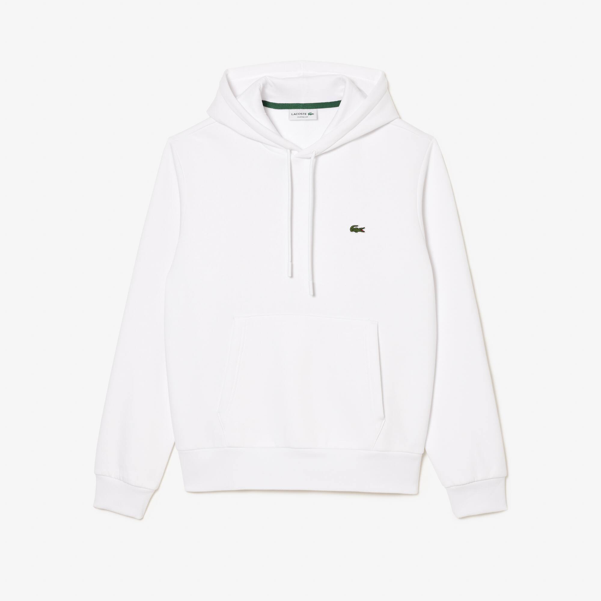 パーカー・フーディ LACOSTE Men Sweater SH9623 001 BIANCO WHITE LACOSTE ラコステ パーカー メンズ HOODED CTN FLEECE SH9623