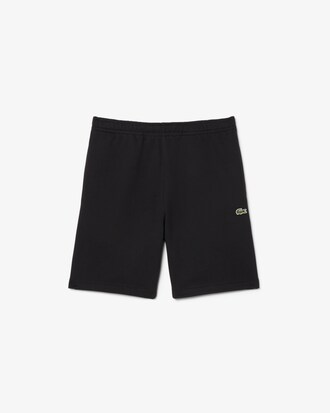 Regular Fit Logo Stripe Fleece Shorts