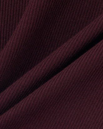 Slim Fit Ribbed Cotton T-shirt