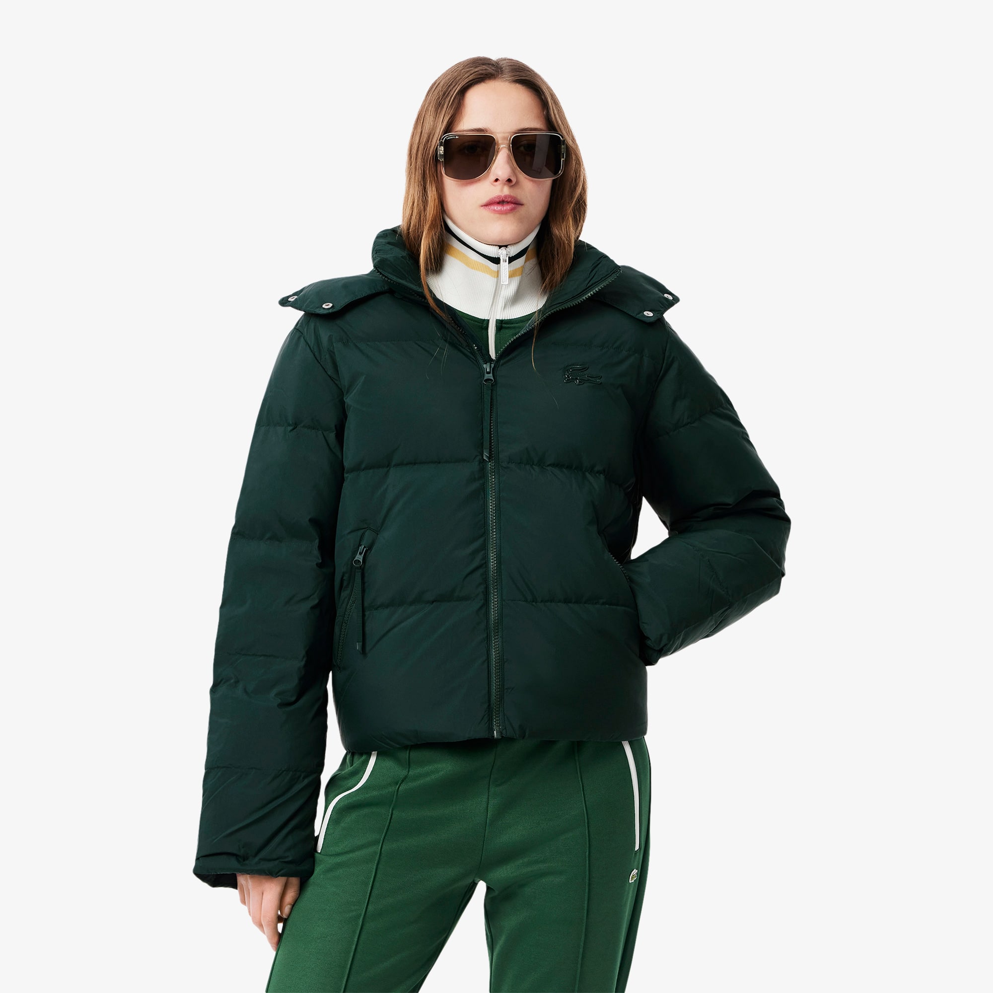 Relaxed Fit Hooded Down Jacket - Women's Jackets & Coats - New In