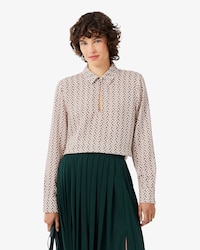 Regular Fit Printed Popover Shirt
