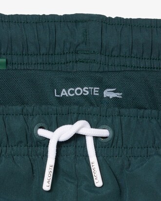 Striped Taffeta Swim Trunks