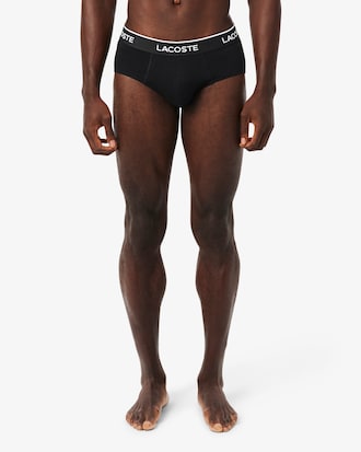 3-Pack Plain Cotton Logo Briefs