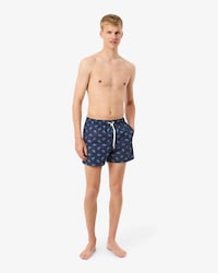 Crocodile Print Swim Trunks