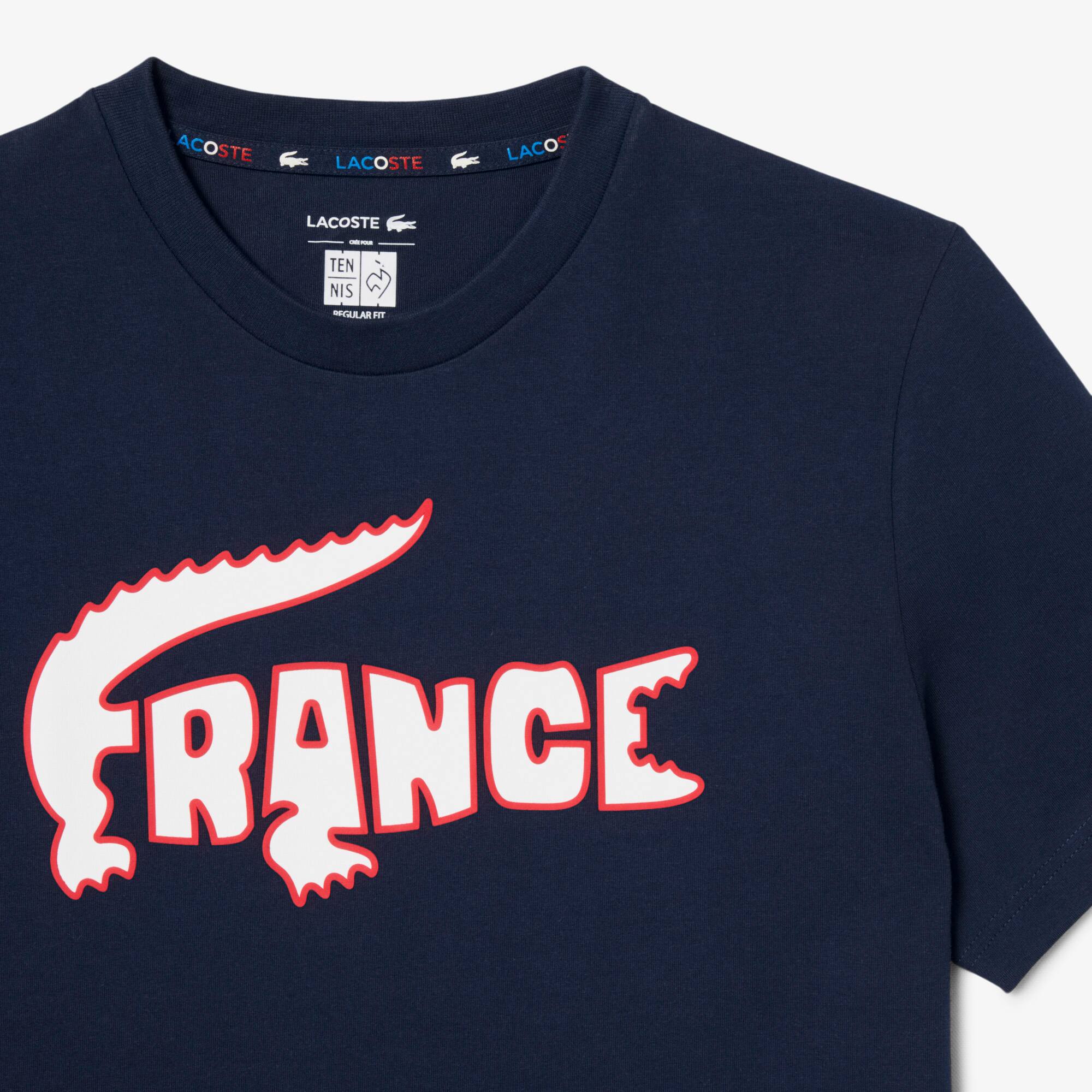 French Tennis Team T-shirt - Men's t-shirts - New In 2026 | Lacoste