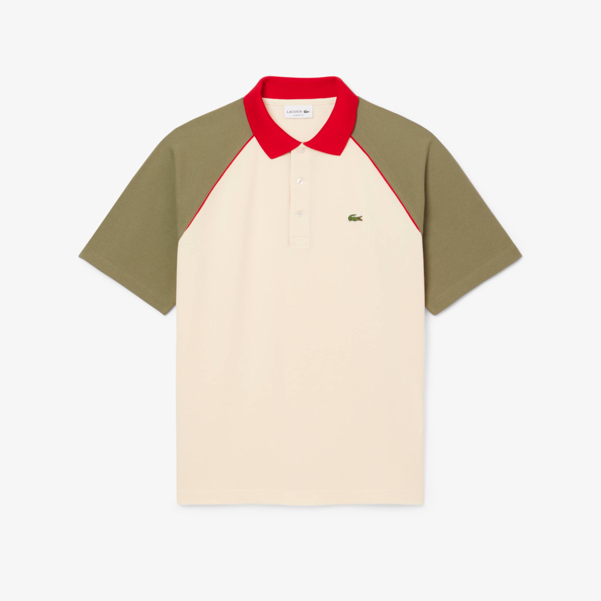 Archive Re-edition Classic Fit Piqué Polo Shirt - Men's Short