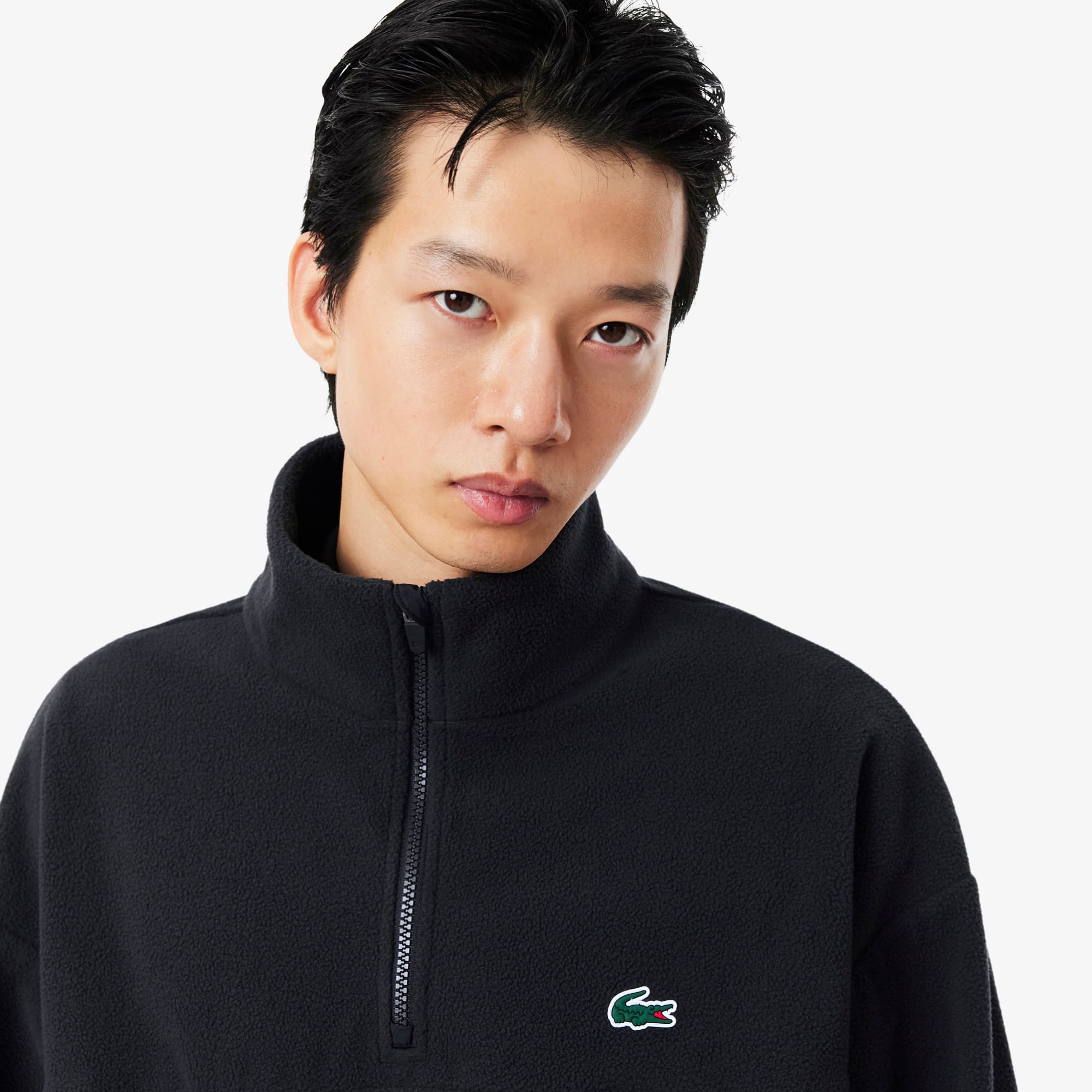 Sport Quarter Zip Dual Fabric Sweatshirt - Men's Jackets & Coats