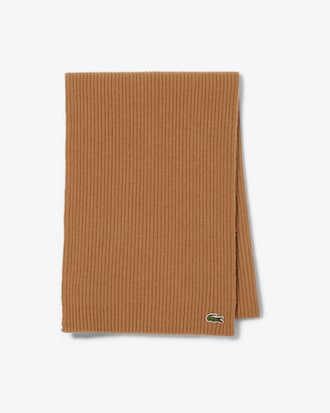 Ribbed Wool Scarf