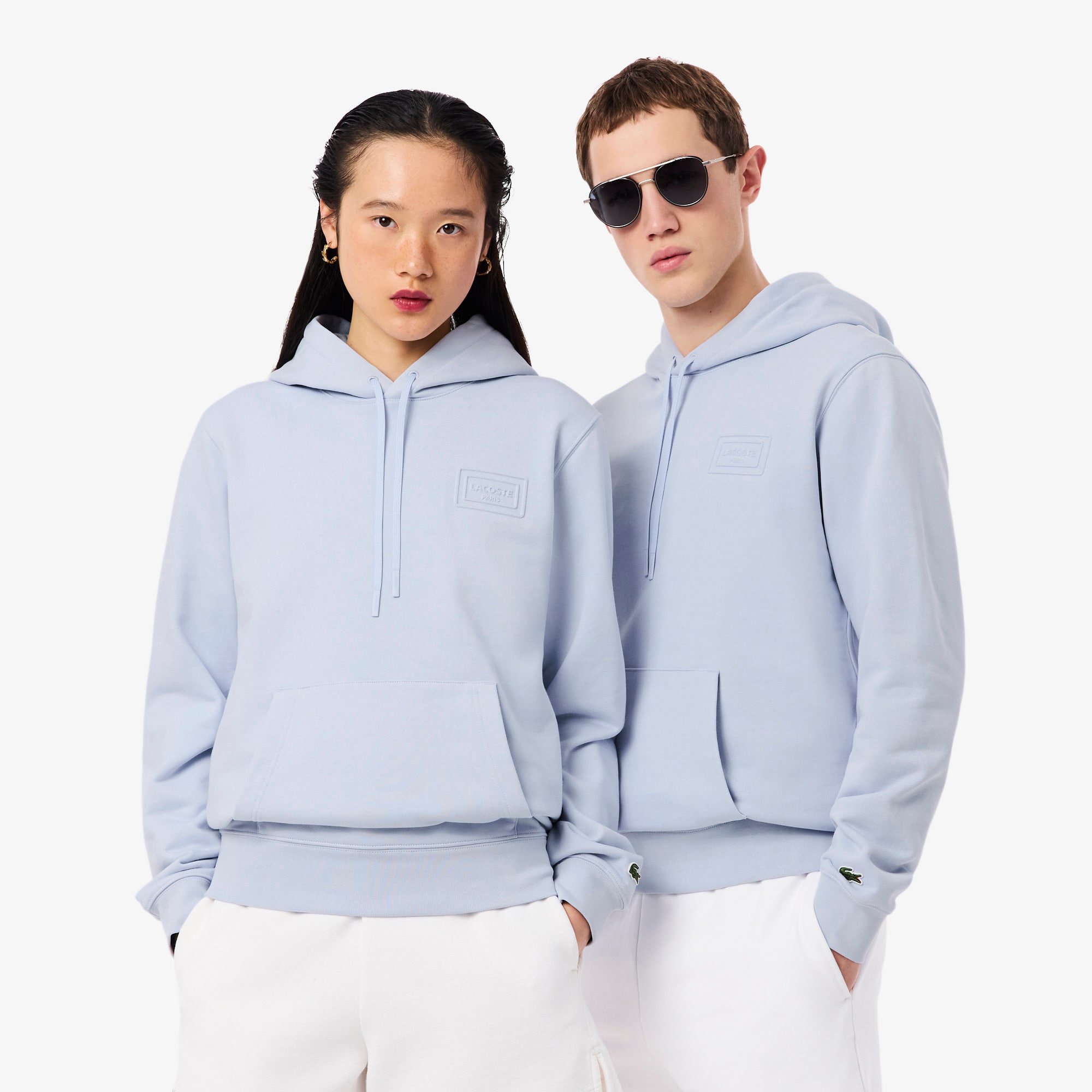 Embossed Branding Hoodie - Men's Sweatshirts - New In 2026 | Lacoste