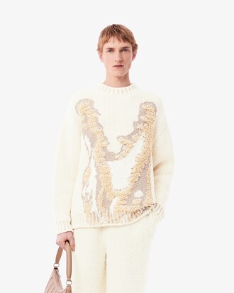 Runway Jacquard Crocodile Sweater Men's Knitwear New In 2025