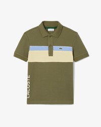 Colour-Block Piqu&eacute; Polo Shirt