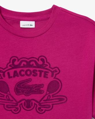 Oversized Cotton Badge T-shirt
