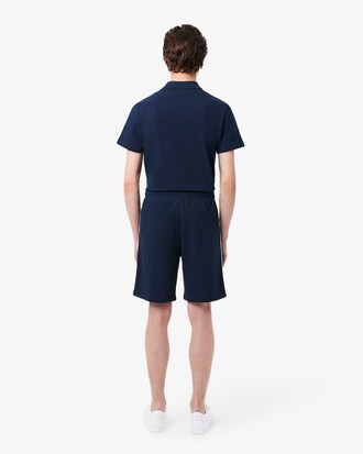 Logo Trim Cotton Fleece Shorts