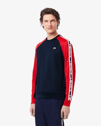 Tennis Colour-Block Stripe Sweatshirt