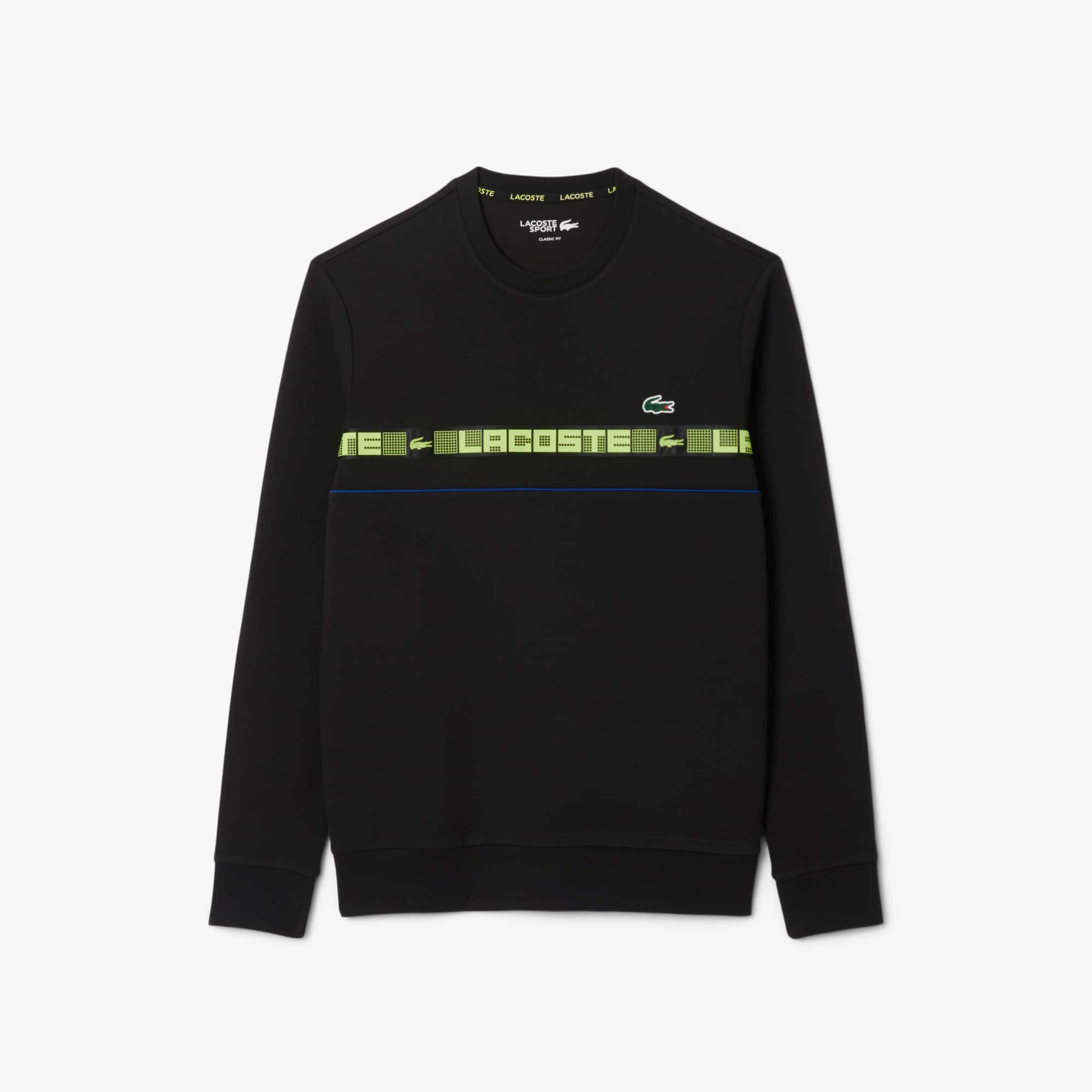 メンズウェア CLUBHAUS x Lacoste Crew Sweat Navy L Lacoste - Brandclub - Lacoste Men's Zip-Up High Neck Interlock