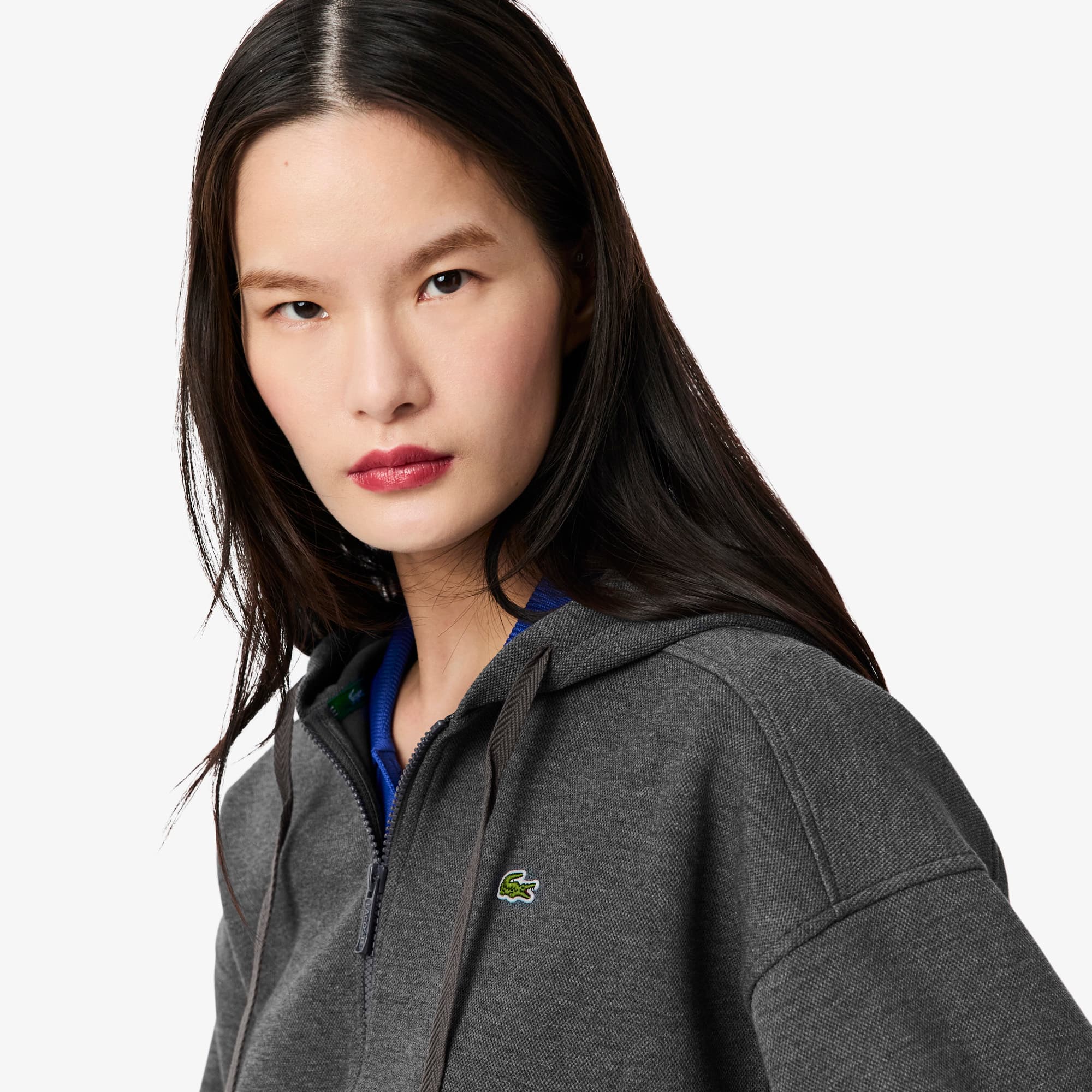 Zipped Piqué Hoodie - undefined - New In 2026 | Lacoste