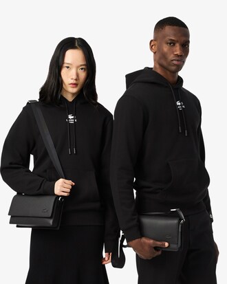 Chantaco Leather Flap Close Reporter Bag