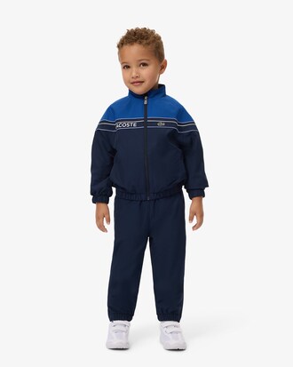 Diamond Taffeta Colour-Block Tracksuit