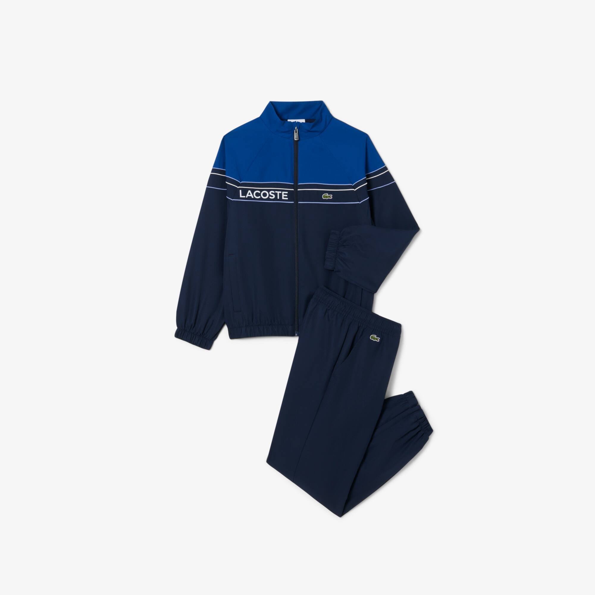 Diamond Taffeta Colour-Block Tracksuit - tracksuits (8-16 years
