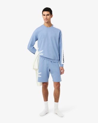 Printed Fleece Loungewear Sweatshirt