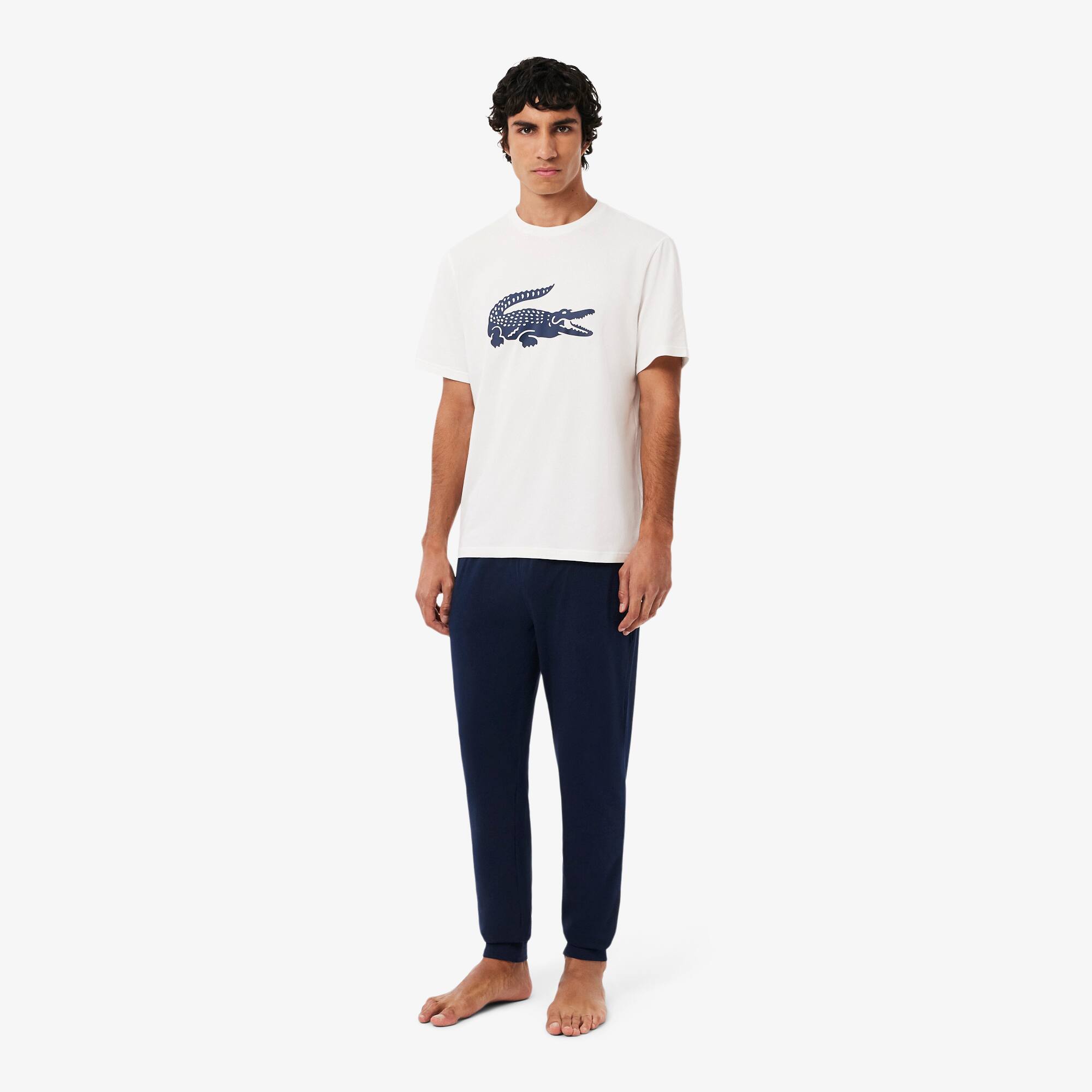 Printed Jersey Pyjama Set - Men's Nightwear - New In 2026 | Lacoste