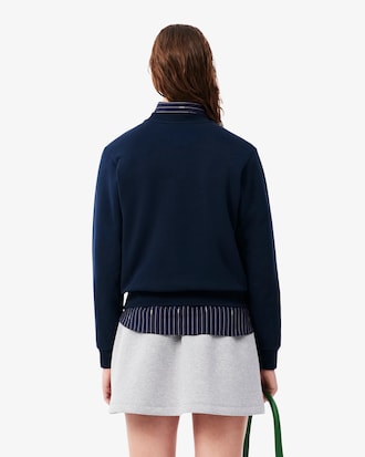 Relaxed Fit Fleece Crew Neck Sweatshirt