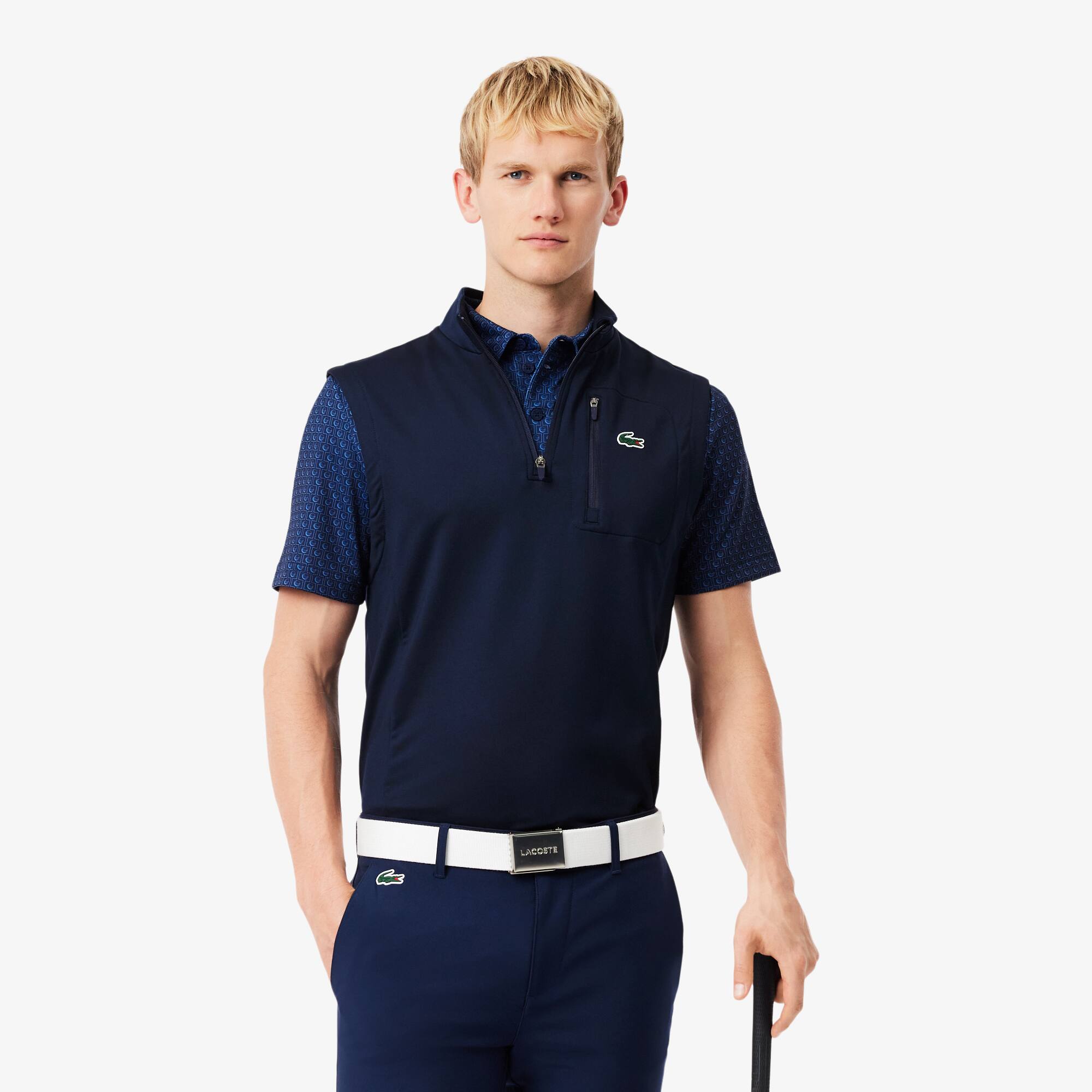 Quarter Zip Golf Midlayer - Men's Sweatshirts - New In 2026 | Lacoste