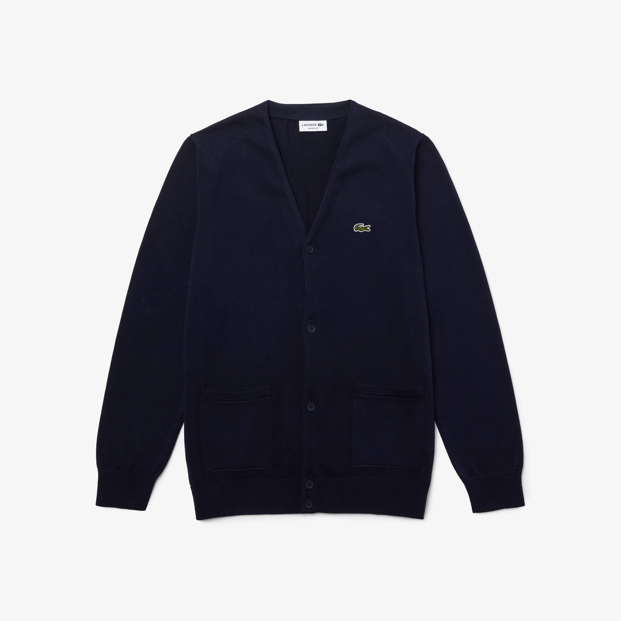 Men's Organic Cotton Buttoned Cardigan 