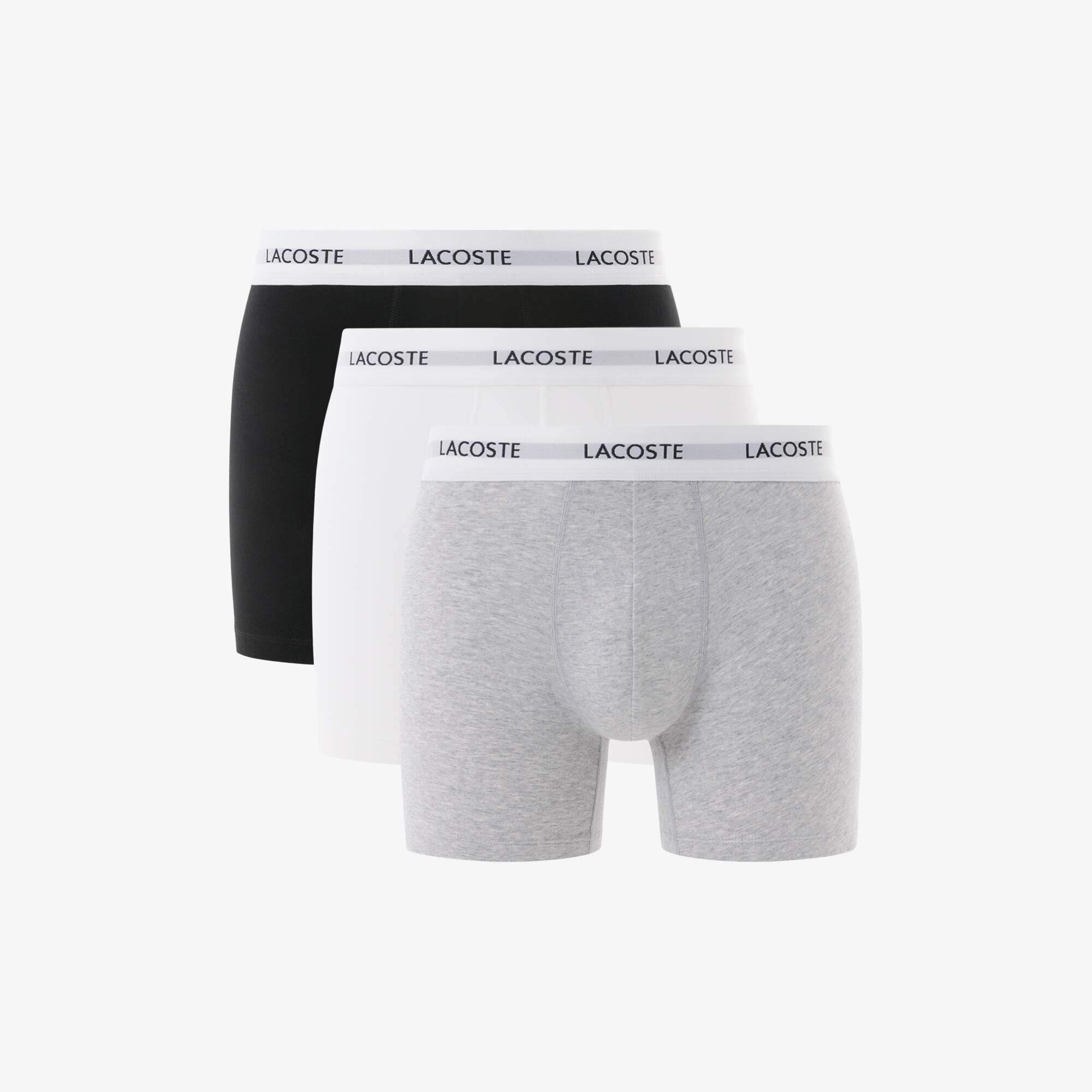 3-Pack Stretch Cotton Boxer Briefs - Men's Underwear - New In 2026