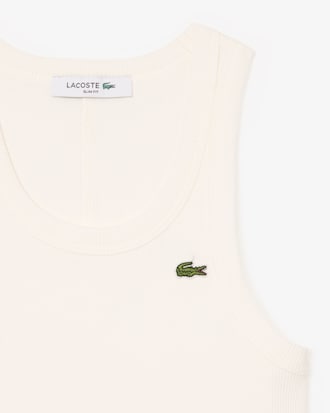 Slim Fit Ribbed Cotton Tank Top