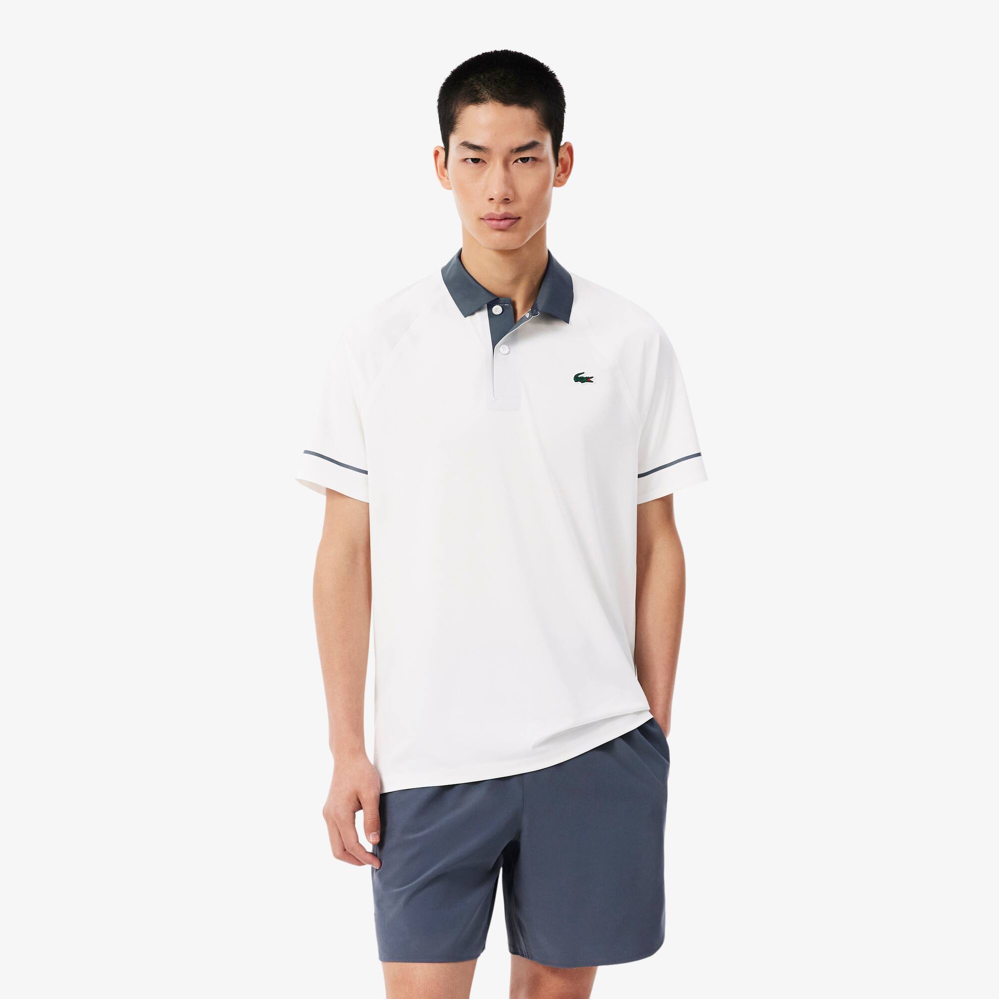 Lacoste Tennis x Novak Djokovic On Court Polo Shirt - Men's Short
