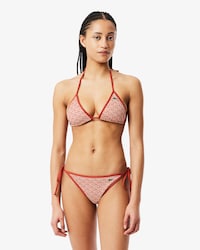 Printed Jersey Swim Top