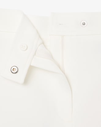 Runway Satin Knit Mini-Shorts