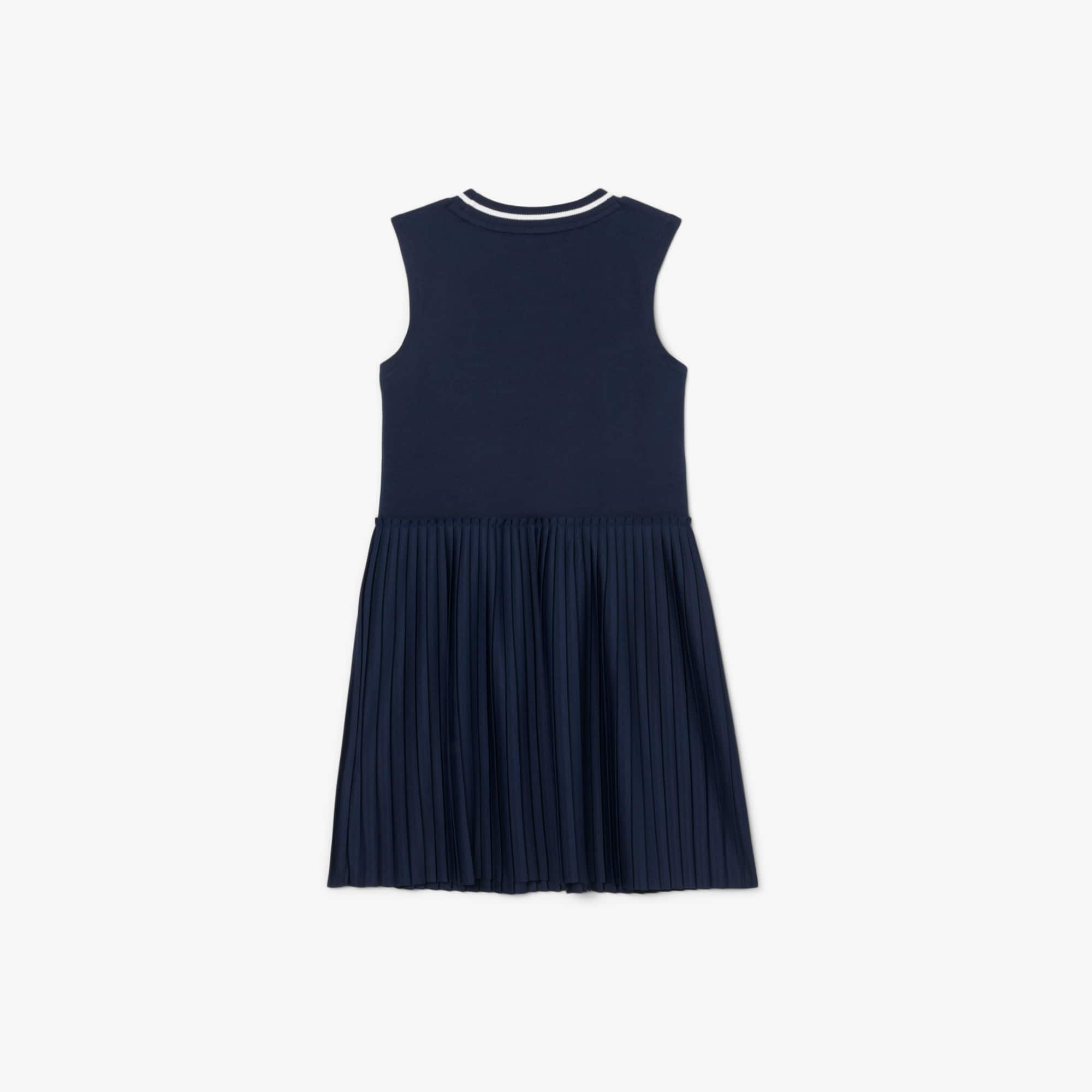 Sleeveless Pleated Jersey Dress - Girl's Pants & Dresses