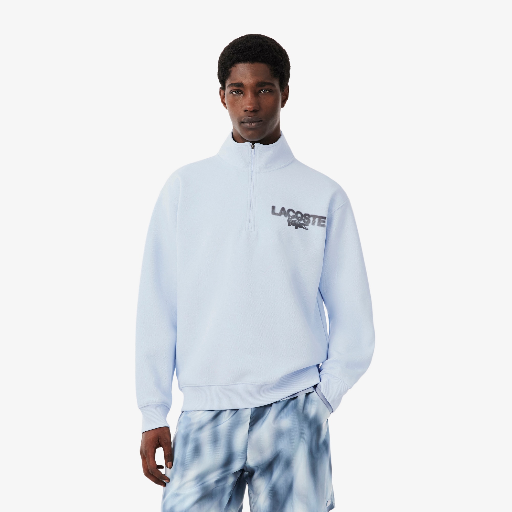 Branded Piqué Sweatshirt - Men's Sweatshirts - New In 2026 | Lacoste