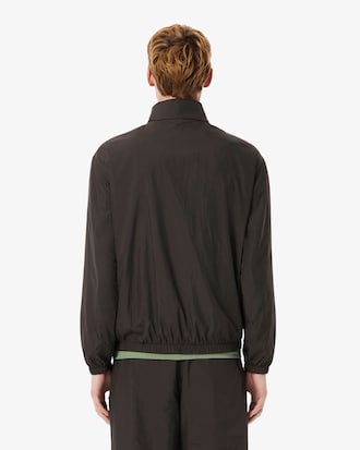 Water-Repellent Hooded Track Jacket