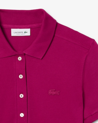 Slim Fit Stretch Piqu&eacute; Polo Dress