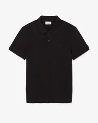 Regular Fit Ribbed Knit Polo Shirt