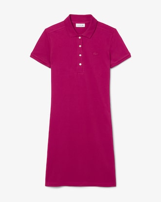 Slim Fit Stretch Piqu&eacute; Polo Dress
